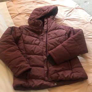 Columbia brick red insulated winter jacket